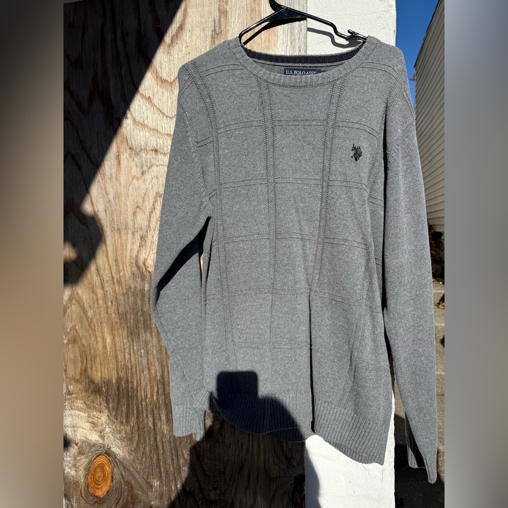U.S. Polo Assn. Charcoal Crewneck Sweater